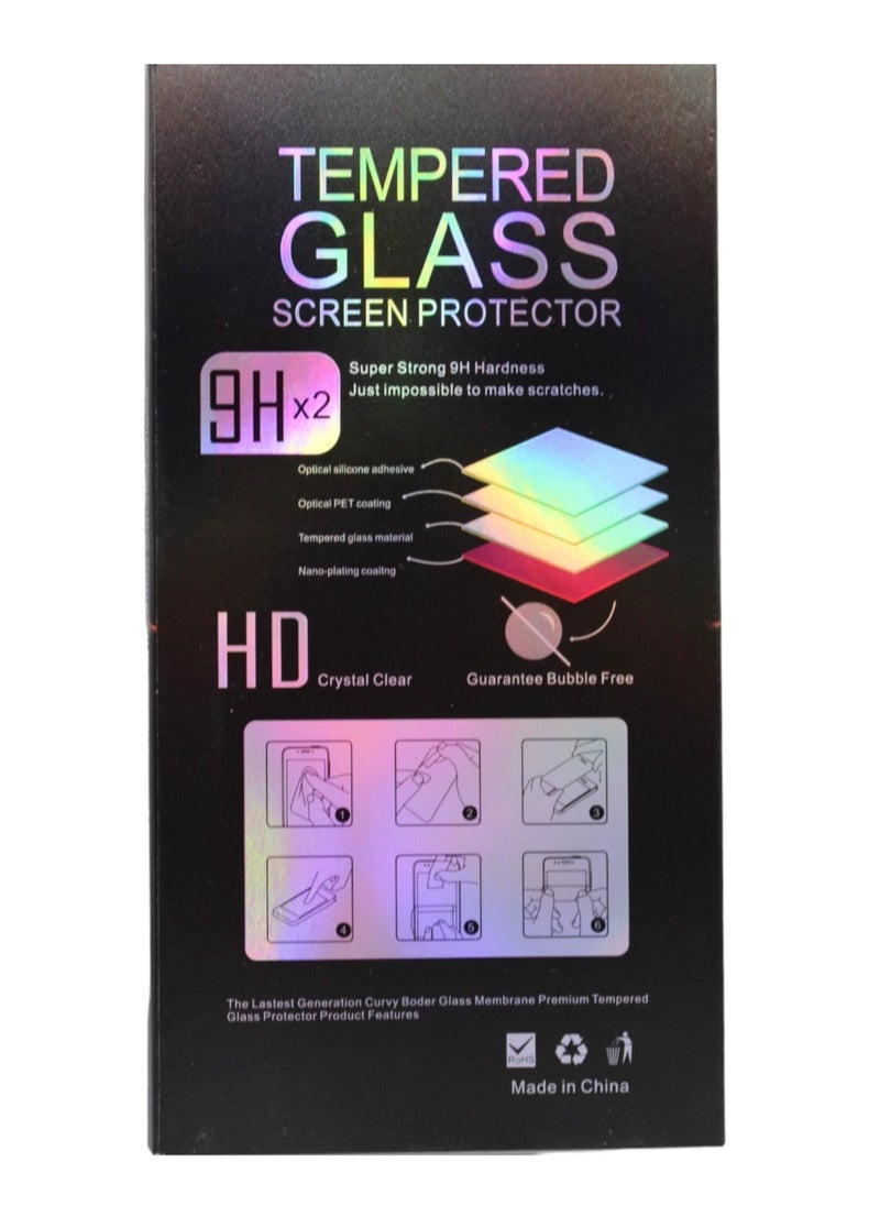 Generic Tempered Glass Screen Protector for Oppo A54 – 9D Full Glue, Black, High-Definition, Scratch Resistant, Premium Protection  - Image 2