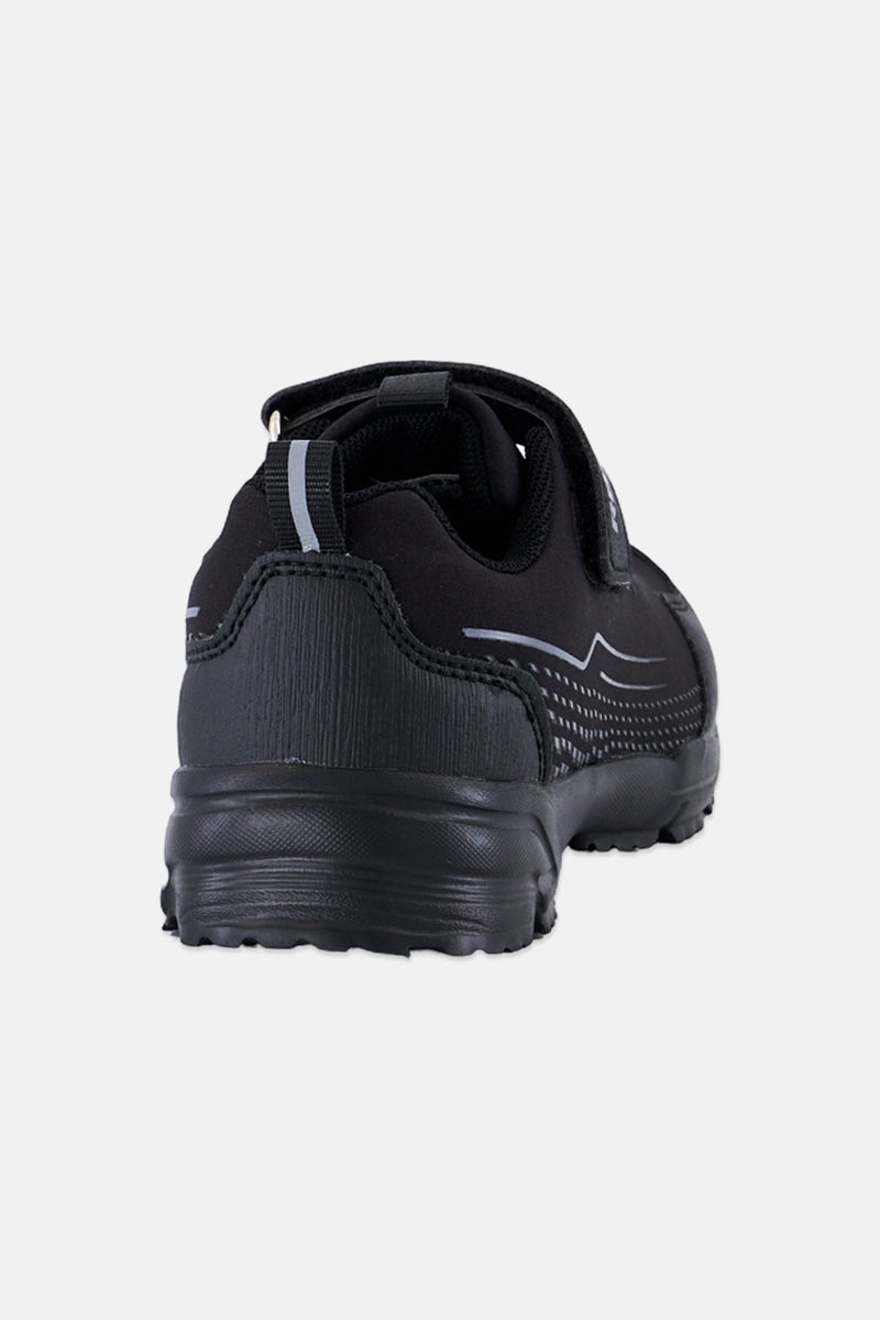 RBX Toddlers Boy Velcro Outdoor Shoes, Black - Image 3