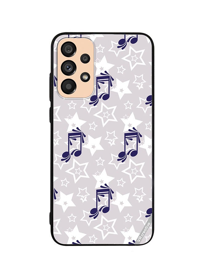 VR CREATIVE Protective Case Cover For Samsung Galaxy A53 5G Music Pattern Design Multicolour - Image 1