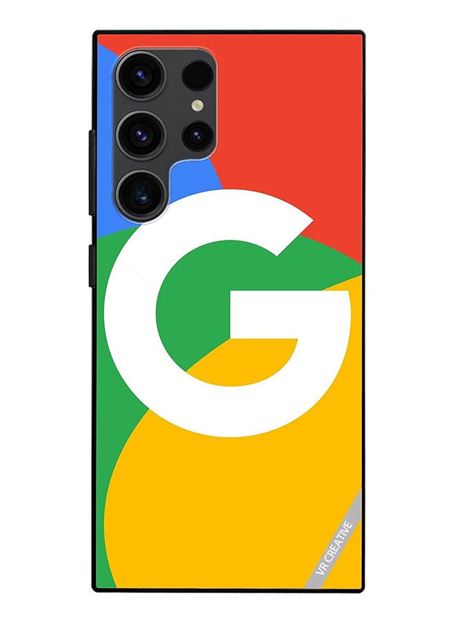 VR CREATIVE Protective Case Cover For Samsung Galaxy S23 Ultra 5G Google Logo Design Multicolour - Image 1