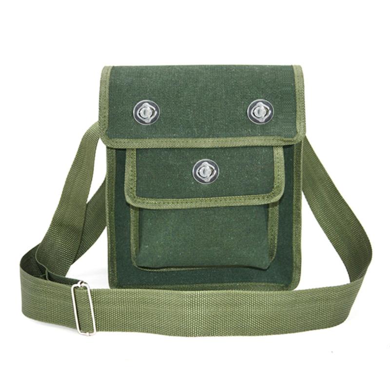 Portable Thickened Canvas Tool Bag - High-quality Oxford Fabric Wear-resistant Multifunctional Organizer for Electrical Engineers - Image 1