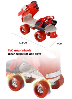 ZCM-HAPPY Kids Unisex Four Wheel Roller Skating Shoes  - Image 3