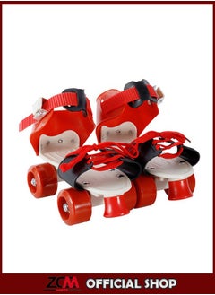 ZCM-HAPPY Kids Unisex Four Wheel Roller Skating Shoes  - Image 1