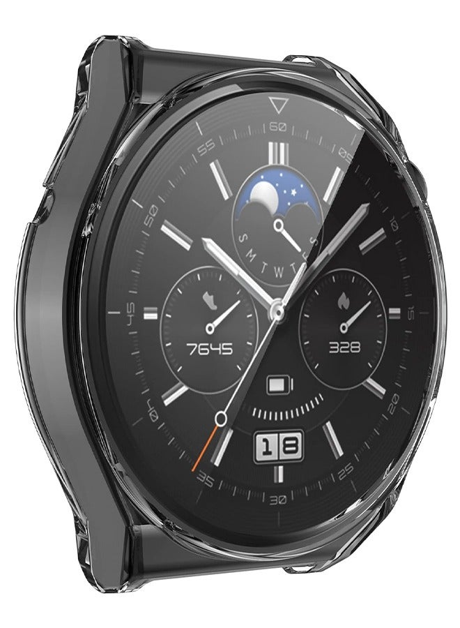 HY Case for Huawei Watch GT3 pro 46mm,Screen Protector Overall Protective Ultra-Thin TPU HD Clear Cover  - Image 5