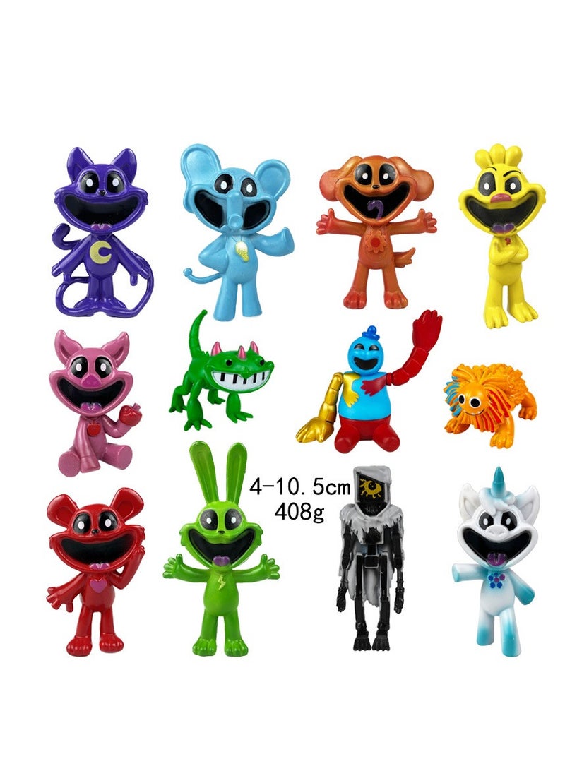 Y&D 12 Piece  Nightmare critters  Action Figure Toys For Fans  Series Figures Model Birthday Cake Toppers - Image 1