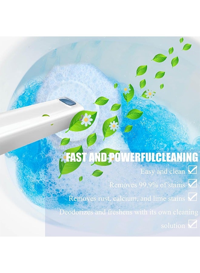 HY 20 Pcs Disposable Toilet Wand Heads Brush, Toilet and Bathroom Cleaning, Disposable Toilet Bowl Cleaners, Toilet Brush Head, Compatible with Clorox Wand Refills and Most Toilet Brushes - Image 3