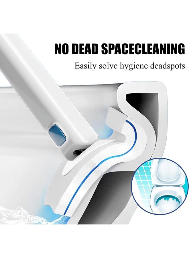 HY 20 Pcs Disposable Toilet Wand Heads Brush, Toilet and Bathroom Cleaning, Disposable Toilet Bowl Cleaners, Toilet Brush Head, Compatible with Clorox Wand Refills and Most Toilet Brushes - Image 5