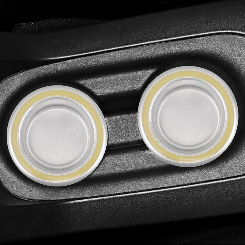 Night Glow Aluminum Alloy Car Cup Holder Replacement Insert, Multi-Functional Vehicle-Mounted Drink Can and Coffee Bottle Holder for Rv and Truck Interior Accessories - Image 5