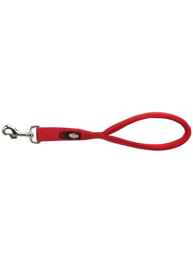 Trixie , Designed In Germany, Premium Short Dog Leash With Padded Hand Loop, Fits: M-Xl, 20 Kg Or More (Poodle, Bull Dog, Lab, Husky) Dogs, 37 Cm/25Mm (Red) - Image 1