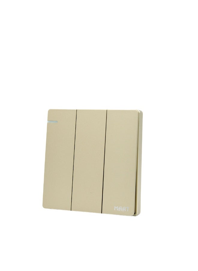 MAAT 3 Gang 1 Way Switch 