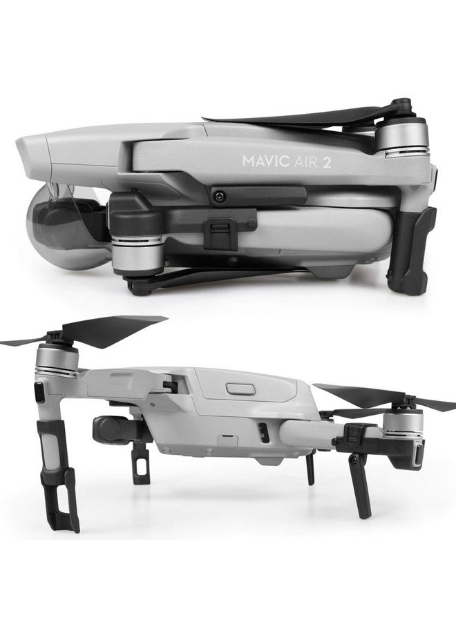 اس واي ام اي كيه - ملحق هبوط قابل للسحب من SYMIK لطائرات DJI Air 2S وDJI Mavic Air 2؛ تصميم قابل للطي بالكامل، يمكن تركه على الطائرة بدون طيار في جميع الأوقات، حتى عند طيه؛ مساحة تخزين منخفضة للغاية؛ ملحقات - Image 1
