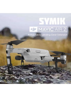 اس واي ام اي كيه ملحق هبوط قابل للسحب من SYMIK لطائرات DJI Air 2S وDJI Mavic Air 2؛ تصميم قابل للطي بالكامل، يمكن تركه على الطائرة بدون طيار في جميع الأوقات، حتى عند طيه؛ مساحة تخزين منخفضة للغاية؛ ملحقات  - Image 5