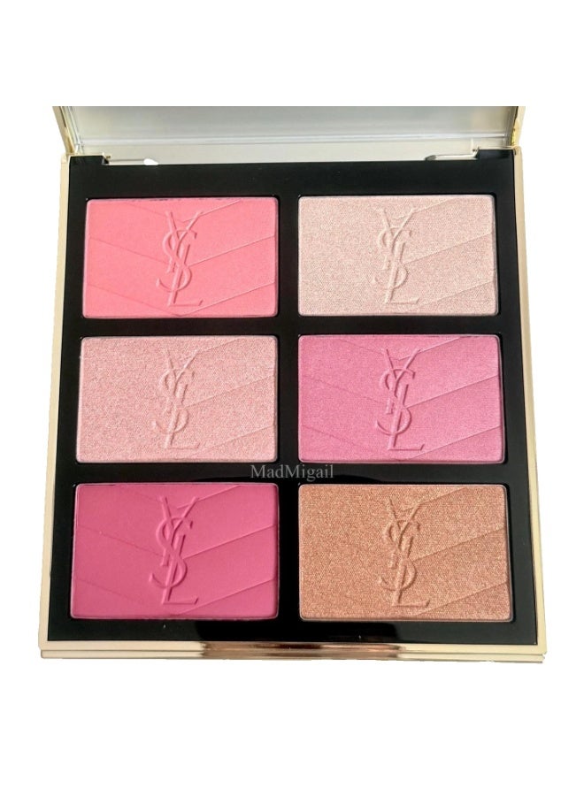 Yves Saint Laurent Couture Face Palette Golden Oasis Limited Edition, 3 Blushes & 3 Highlighters, 27g - Image 1