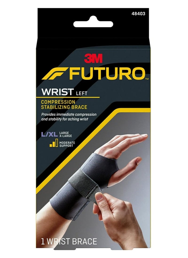 Futuro Wrist Left Compression Stabilizing Brace, L-XL, Large - Extra Large - pzsku/ZC5F866600E42453C6C7FZ/45/_/1709034564/3bfeefdc-d2fa-4dc1-8c81-5845605d2680