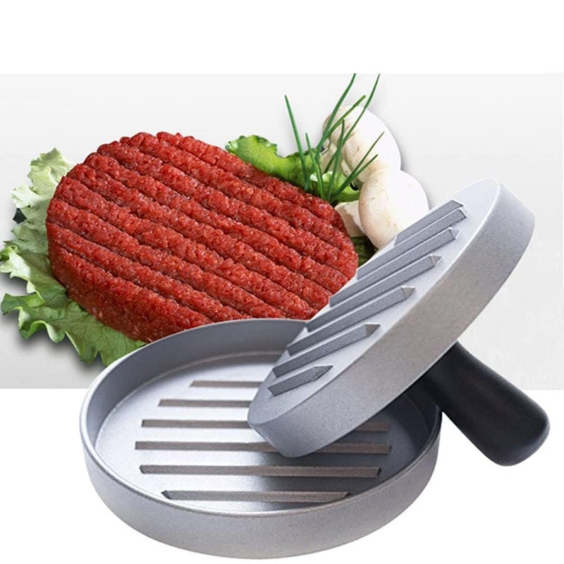 KHOLDI Tikki Patty Burger Grill Press Patty Mold Patty Maker for BBQ NonStick Sliders Beef Burger Press  - Image 1