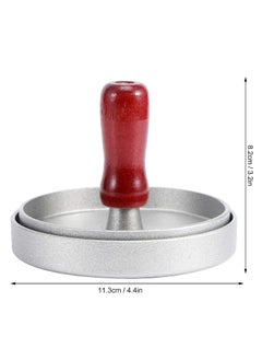 KHOLDI Tikki Patty Burger Grill Press Patty Mold Patty Maker for BBQ NonStick Sliders Beef Burger Press  - Image 4