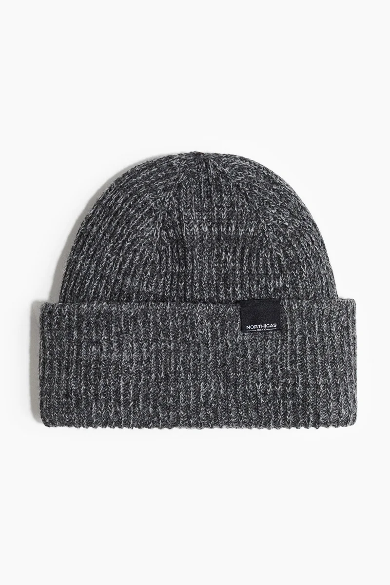 H&M Rib-knit wool-blend hat