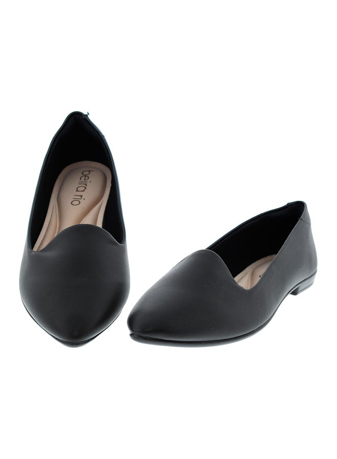 Beira Rio Solid Pointed Toe Flat Shoes - Image 5