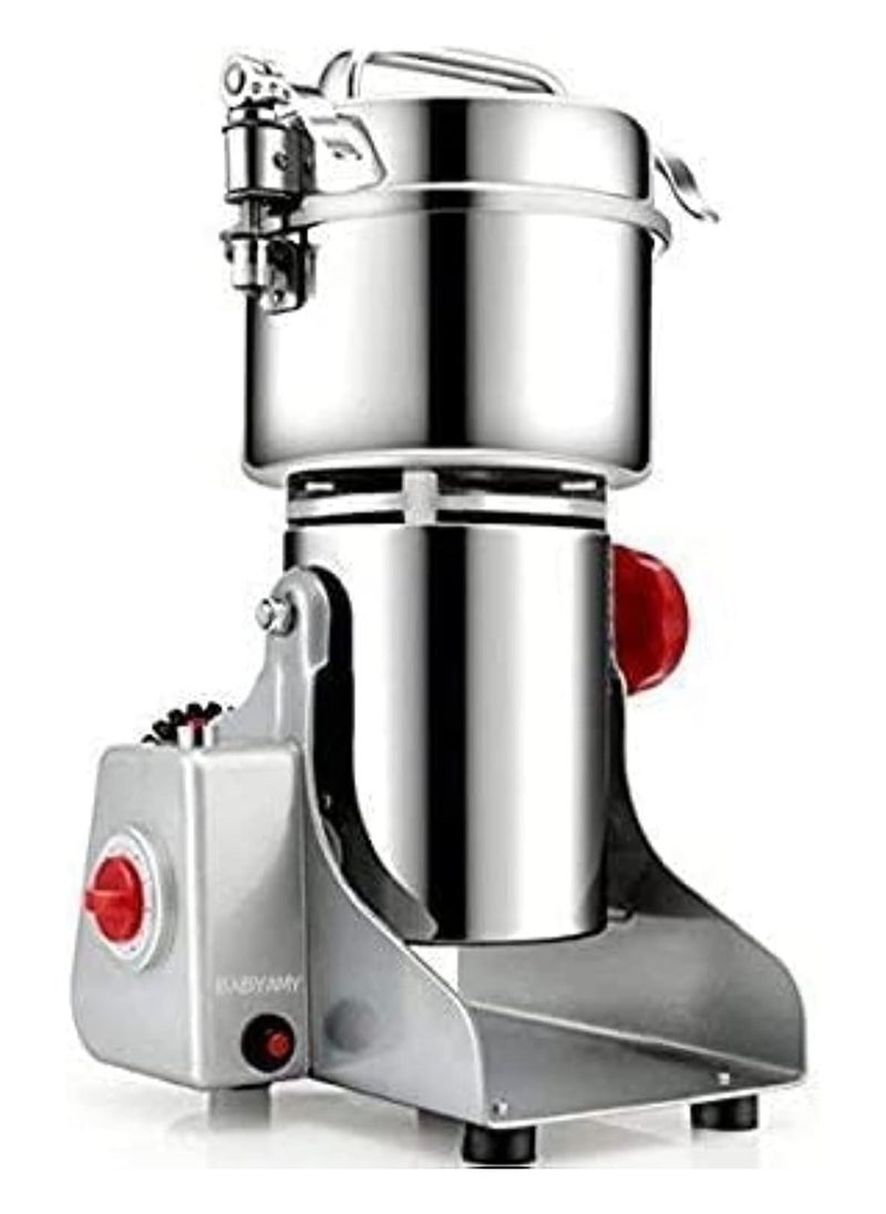 LETWOO LETWOO Household Small Crusher Grains Dry Grinding Machine Stainless Steel 3000W High Power Spice Mill 800g Fine Grinding Broken Powder Machine For Home/Restaurant/Hotel/Chinese Medicine  - Image 1
