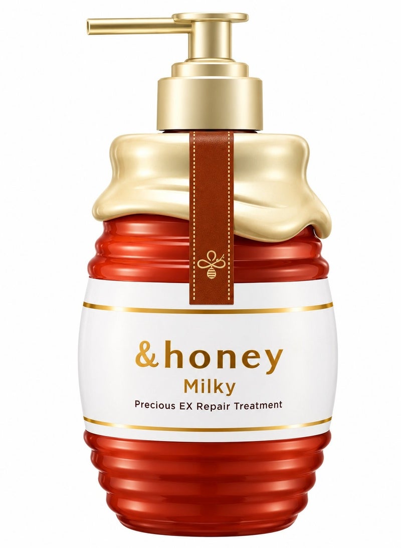 &Honey Milky Precious EX Repair Hair Pack Treatment – Intensive Repair & Nourishing Mask (500g) - Image 1