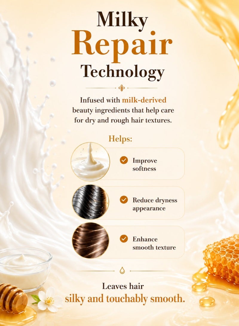 &Honey Milky Precious EX Repair Hair Pack Treatment – Intensive Repair & Nourishing Mask (500g) - Image 4