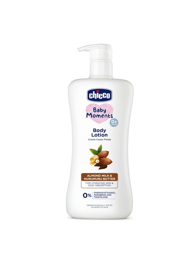 Chicco Baby Moments Body Lotion 500ml + Baby Cream 100ml - Image 2