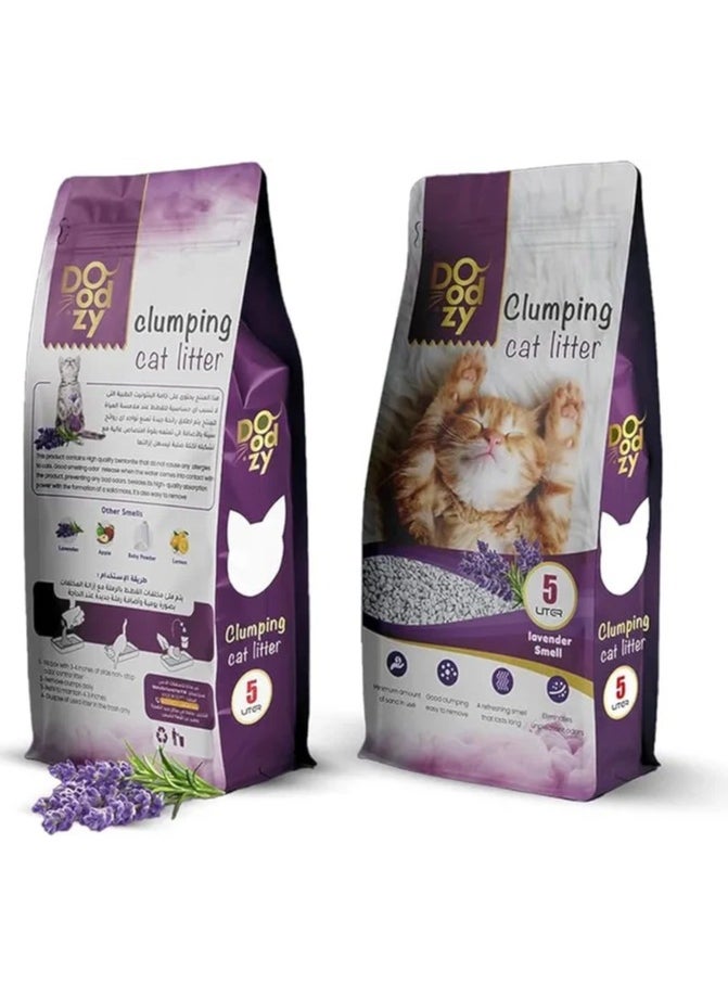 Doodzy DOODZY | Clumping Cat Litter - Lavender  - Image 1