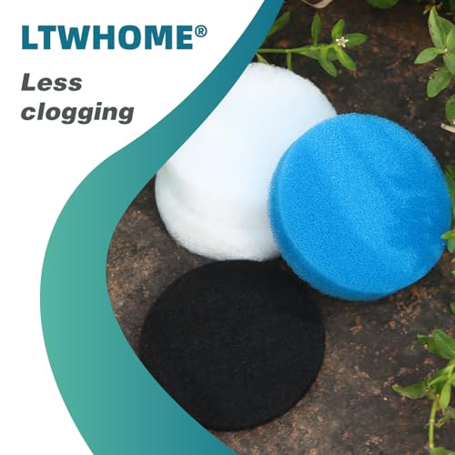 LTWHOME Value Pack of Carbon Filter, Coarse Filter and Fine Filter Pads Set Suitable for Classic 2213/250 2616131 (Pack of 24) - Image 4