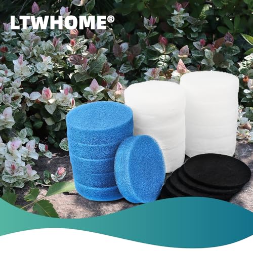 LTWHOME Value Pack of Carbon Filter, Coarse Filter and Fine Filter Pads Set Suitable for Classic 2213/250 2616131 (Pack of 24) - Image 5