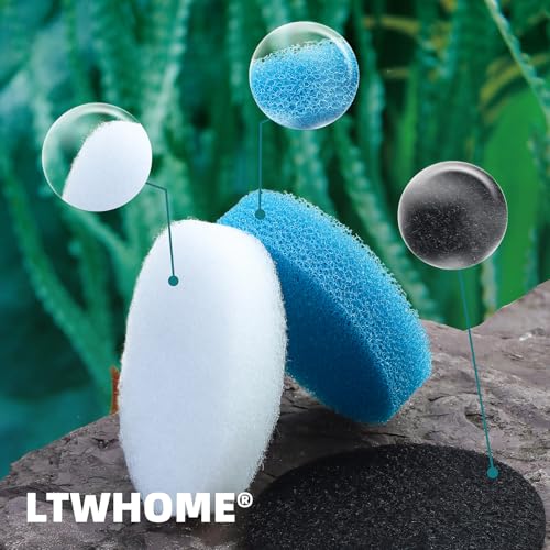 LTWHOME Value Pack of Carbon Filter, Coarse Filter and Fine Filter Pads Set Suitable for Classic 2213/250 2616131 (Pack of 24) - Image 3