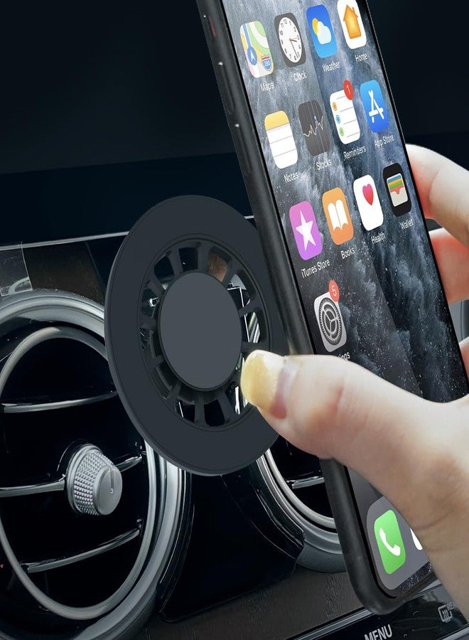 BEERTE Fits MagSafe Car Mount Fit for Mercedes Benz C-Class 2016-2022, GLC-Class 2016-2023 [Upgraded Magnets] Magnetic Phone Holder for Car Fit for iPhone 16 15 14 13 12 Series MagSafe Case All Phones - Image 1