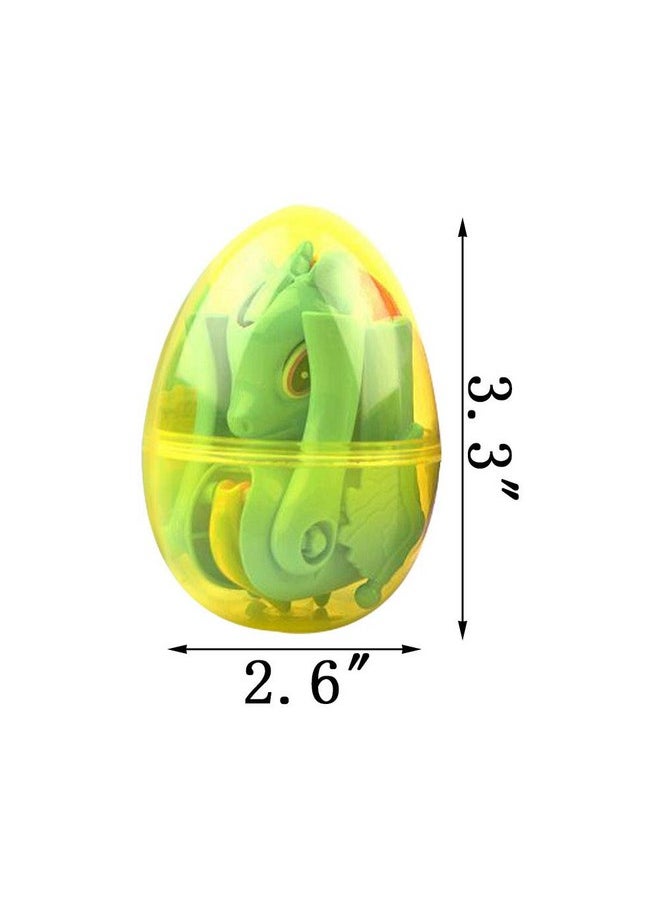 QINGQIU - 4 Pack Jumbo Unicorn Deformation Easter Eggs With Toys Inside For Kids Boys Girls Toddlers Easter Basket Stuffers Fillers Gifts Party Favors - Image 1