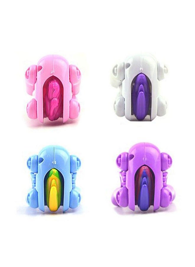 QINGQIU - 4 Pack Jumbo Unicorn Deformation Easter Eggs With Toys Inside For Kids Boys Girls Toddlers Easter Basket Stuffers Fillers Gifts Party Favors - Image 1