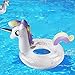 CICITOYWO Toddler Pool Floats Kids Inflatable Float Raft with Handle Water Swim Beach Floaties Party Toys Swimming Ring for 38 Years Old Kid Unicorn for Kids - Image 2