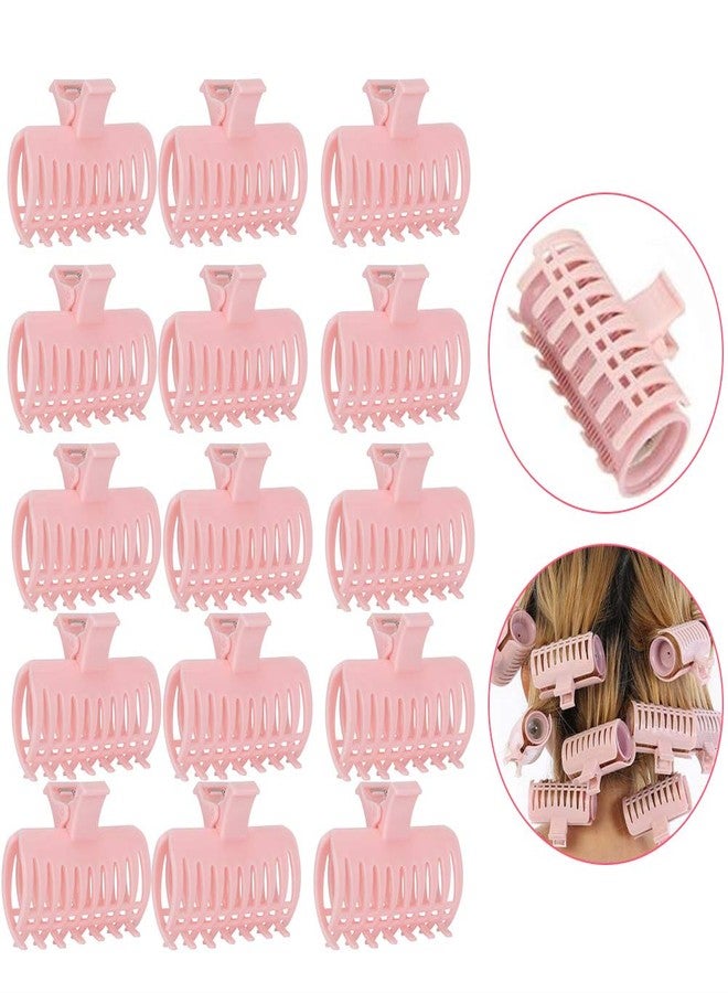 Ymiko Hot Rollers For Medium Hair, Hot Roller Clips 15Pcs/Set Curler Clip Hair Roller Fixing Clamp Holding Section Claw Hairdressing Tool Hair Roller Clamps(#1) - Image 4