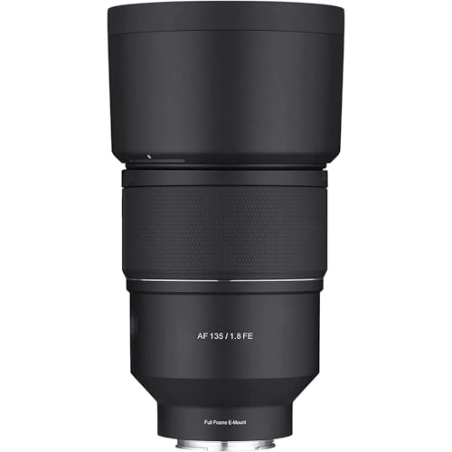 Samyang 135mm F18 Full Frame Telephoto Lens for Sony E UltraSharp Autofocus Gorgeous Bokeh Weather Sealed Quiet STM Motor Eye AF Support Ideal for Astrophotography Portrait - Image 1