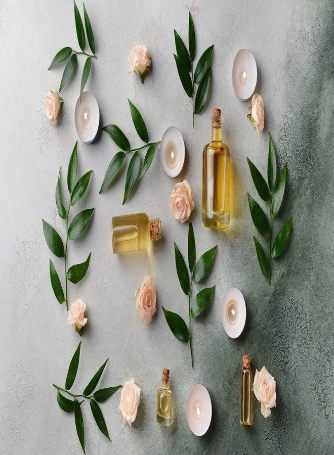 ديكور راك ديكورراك 100 شمعة صغيرة غير معطرة، شموع لا تسيل، بيضاء (عبوة من 100 شمعة) - Image 2