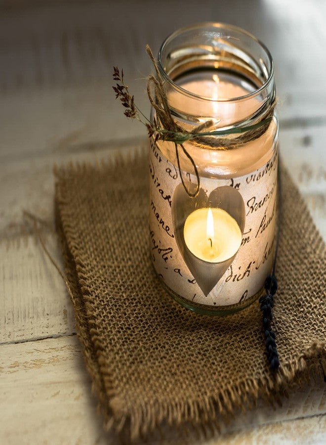 ديكور راك ديكورراك 100 شمعة صغيرة غير معطرة، شموع لا تسيل، بيضاء (عبوة من 100 شمعة) - Image 4