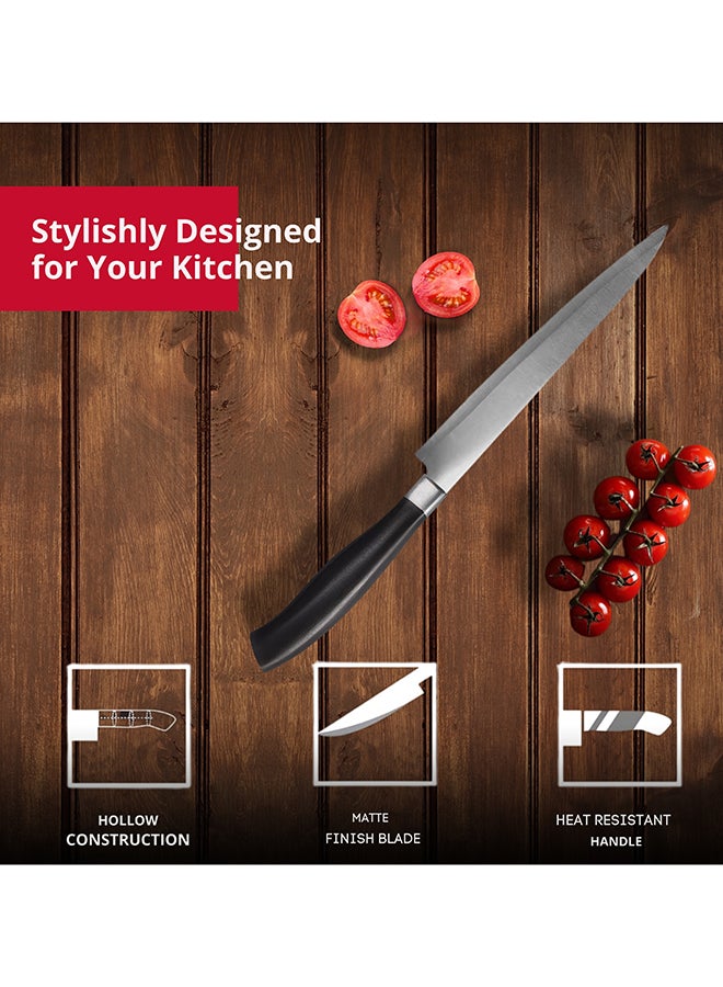 Feelings Stainless Steel Knife with Black Handle 21cm RC-KQ0792  - Image 5