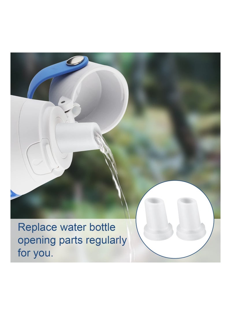 KASTWAVE Fit for Bite Valve Replacement Compatible with Brita Water Bottle & Brita Filter Water Bottle Replacement, White Silicone Water Bottle Mouthpiece Replacement Water Bottles Parts (2pcs)  - Image 5