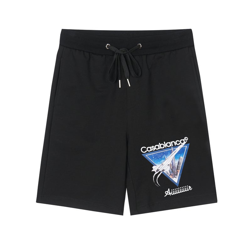 Casablanca Trousers Fashion Brand Casa Star Castle Letter Logo Printed Casual Sports Pants - Image 1