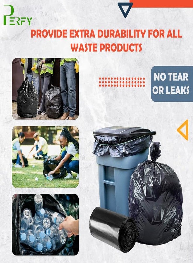 Perfy Premium Garbage Bags Size-19x21 Inches (Medium) For Wet & Dry Waste-120 Bags (4 Rolls) - Image 2