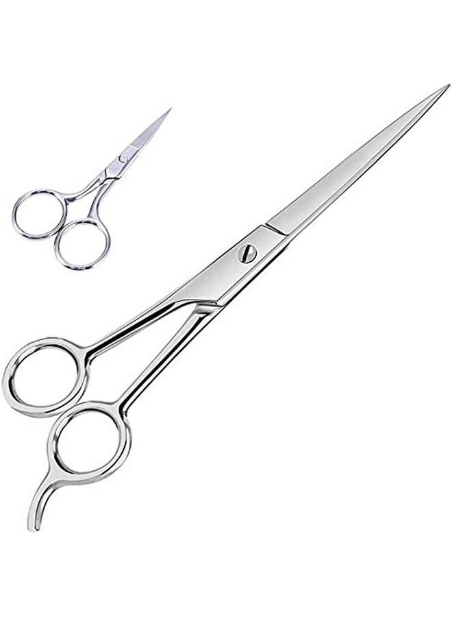 CGE Grethe 1Pc Stainless Steel Hair Cutting Straight Scissors Snips Shears Barber Salon Hairdressing Straight Thinning Hair Styling Tools - Image 2