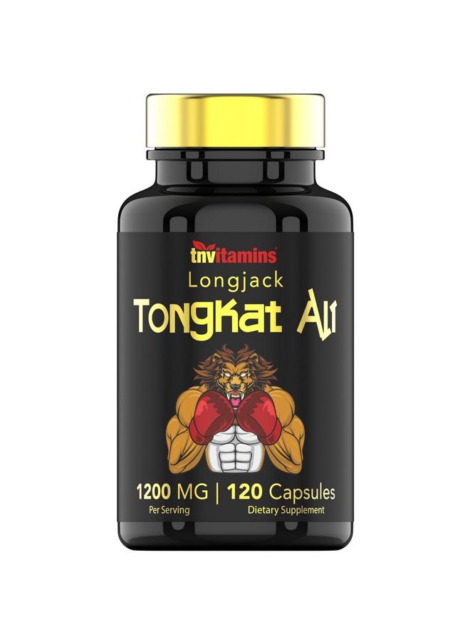 Health & Household - Tongkat Ali For Men: 1200 Mg X 120 Capsules | Also Known As Longjack Root | 100% All-Natural & Ultra Potent Tongkat Ali Supplement | Energy, Power, Strength, Athletic Performance, & Sports Nutrition - Image 1