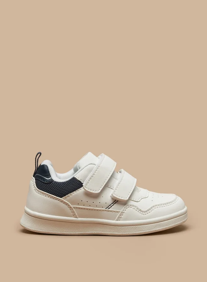 LBL Boys'S Textured Casual Sneakers With Hook And Loop Closure