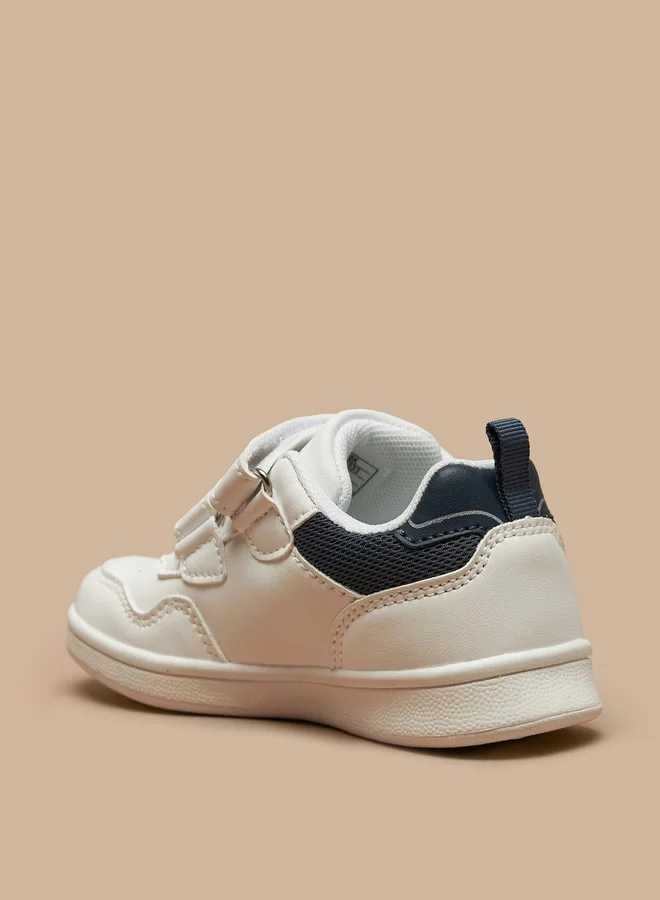 LBL Boys'S Textured Casual Sneakers With Hook And Loop Closure