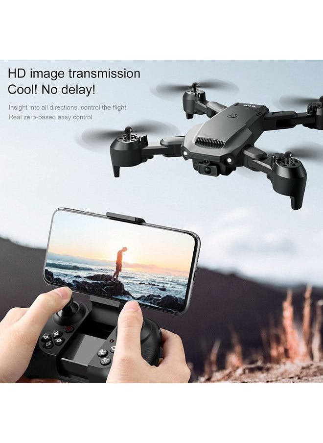 Remote Control Drone with Dual Camera 6K Obstacle Avoidance Optical Flow Hovering FPV Remote Control Quadcopter for Kids Adults with Storage Bag 2 Battery