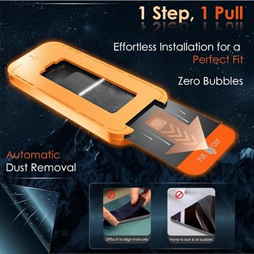 Mr Shield Mr.Shield PRO-GLAZ Tempered Glass Screen Protector Guard For iPhone 16 Plus and iPhone 15 Plus - 1 Pack - Image 4