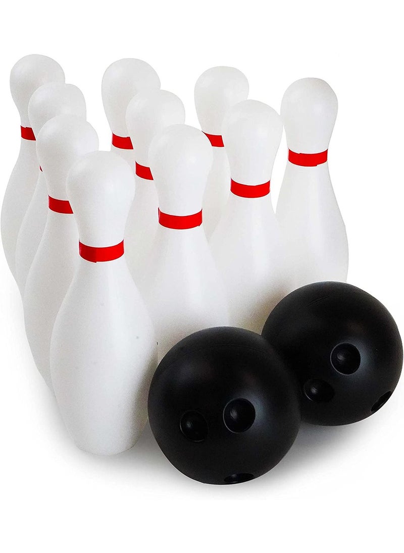 GT-Wheel Kids Bowling Set Pin and Ball 12 Piece Portable Games  - Image 2