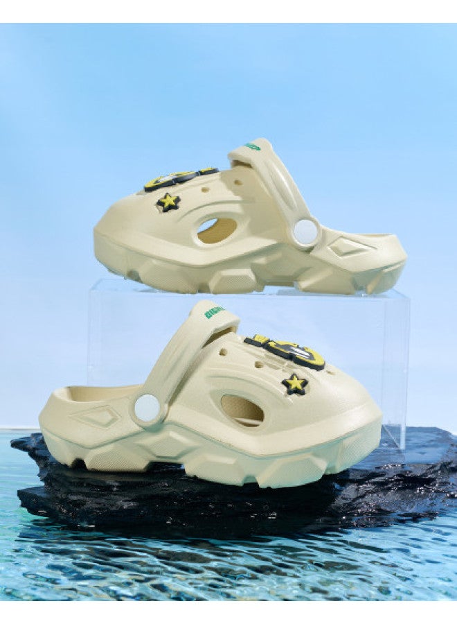 Bumblebee Crocs Summer Kids Breathable Shoes, Hollow-out Boys Beach Shoes, Fashionable Girls Versatile Home Slippers, Children's Sandals - Image 1